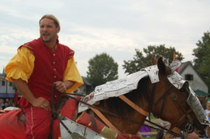 Image of a knight on a horse take by Tammey Brown 2006